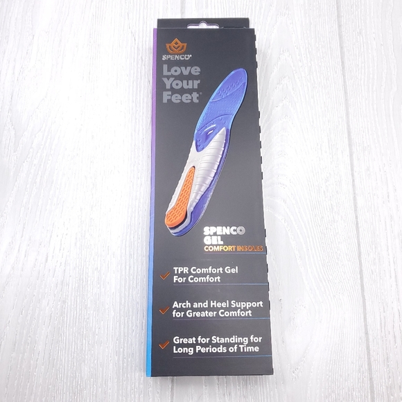 Spenco Gel Comfort Shoes Insert Size 3 - Picture 1 of 6